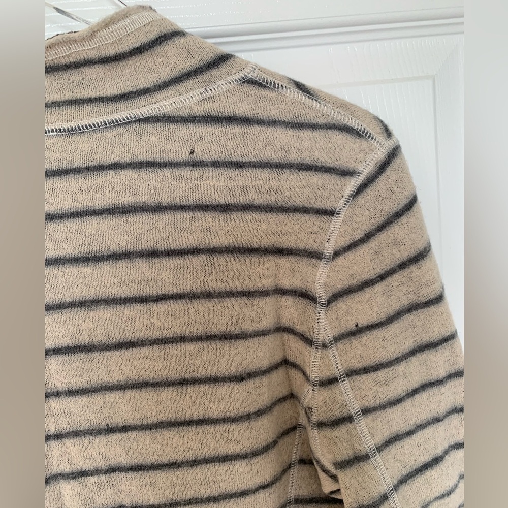 Free People Striped Cardigan - All Wool lightweight - Picture 6 of 9